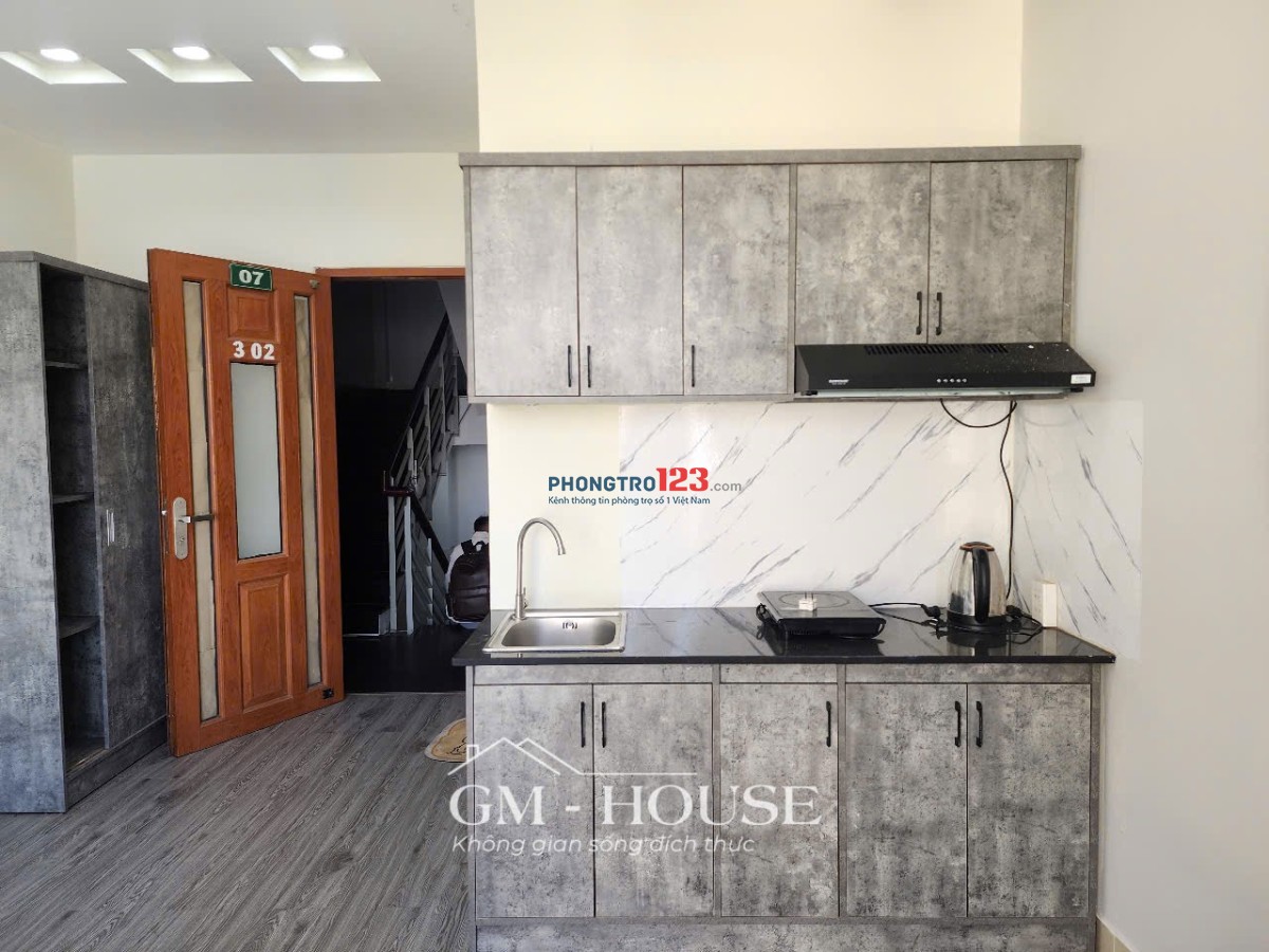 Căn Hộ Bình Thạnh, Cửa sổ trời siêu thoáng, full nội thất gần Ngoại Thương, GTVT, Hutech