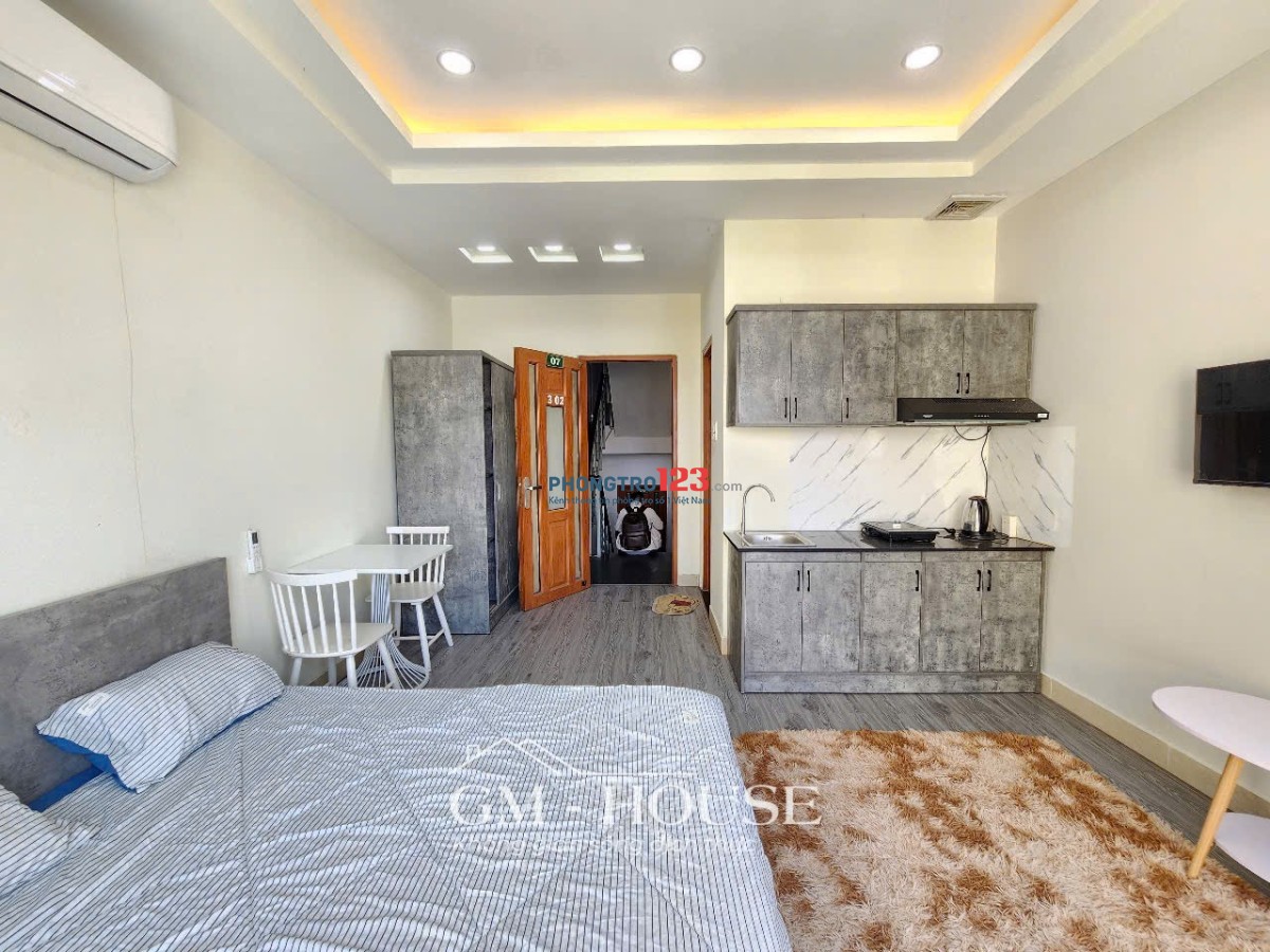 Căn Hộ Bình Thạnh, Cửa sổ trời siêu thoáng, full nội thất gần Ngoại Thương, GTVT, Hutech