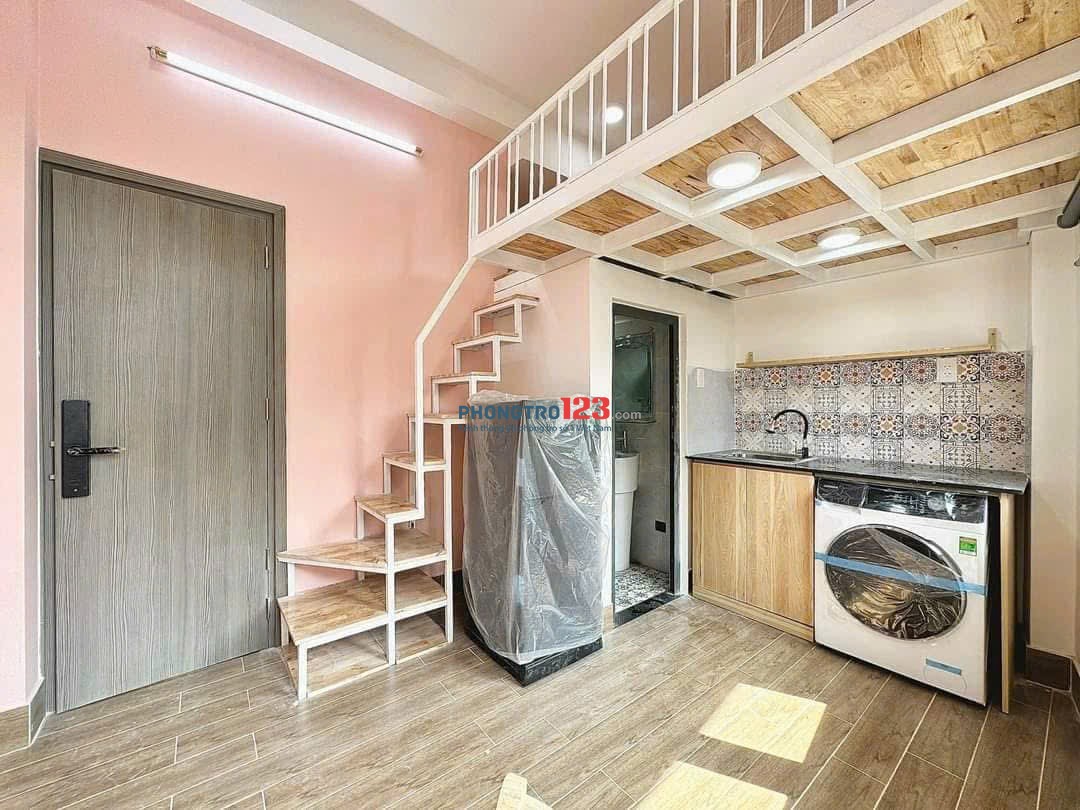 Cho Thuê Phòng Có Gác, Ban Công Rộng Thoáng, Máy giặt riêng gần ngay Văn Lang, HVCB