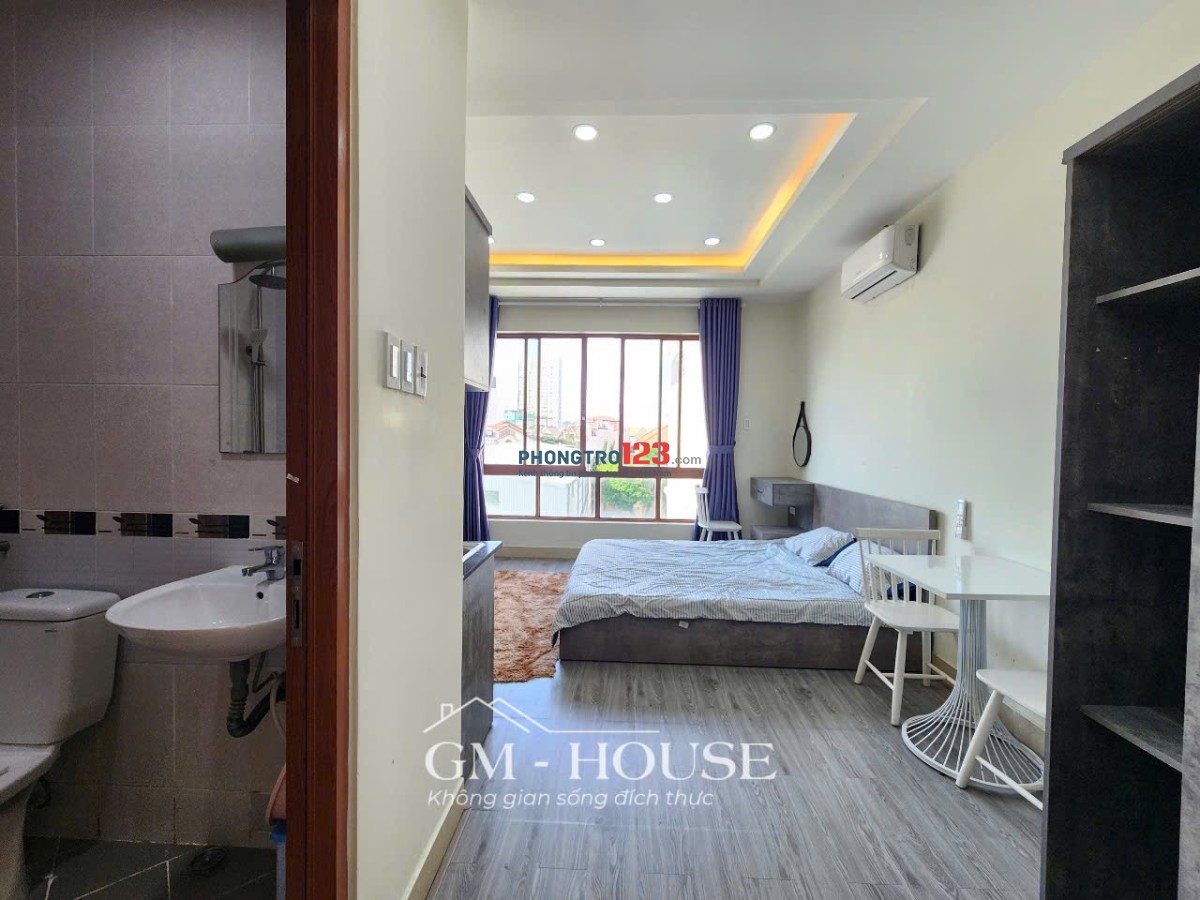 Căn Hộ Bình Thạnh, Cửa sổ trời siêu thoáng, full nội thất gần Ngoại Thương, GTVT, Hutech