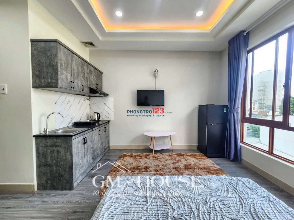Căn Hộ Bình Thạnh, Cửa sổ trời siêu thoáng, full nội thất gần Ngoại Thương, GTVT, Hutech