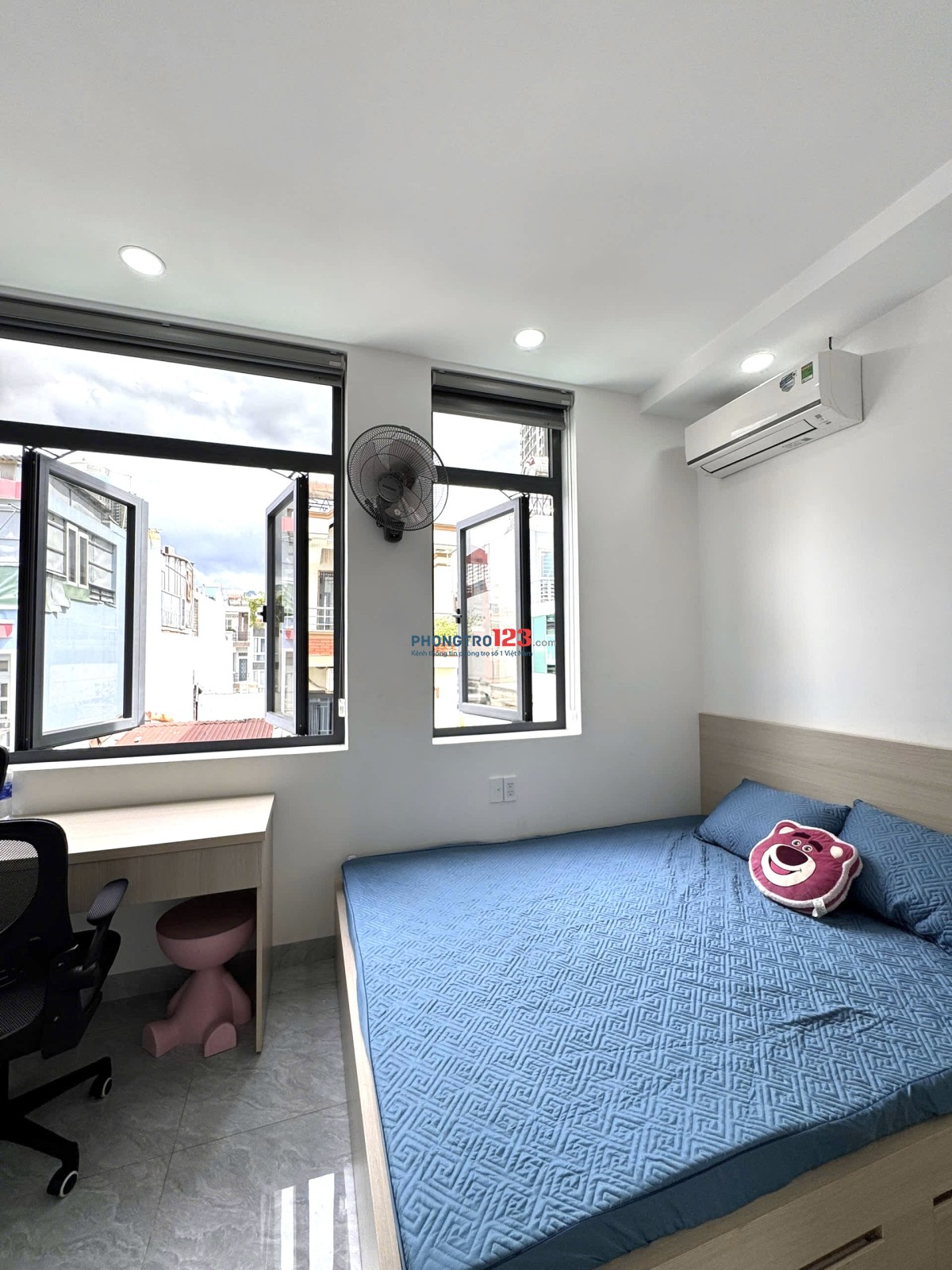 Khai Trương Căn Hộ Ngay Pearl Plaza 35m2, Ban Công, Cửa Sổ - Gần ĐH Hutech, UEF, Hồng Bàng, GTVT
