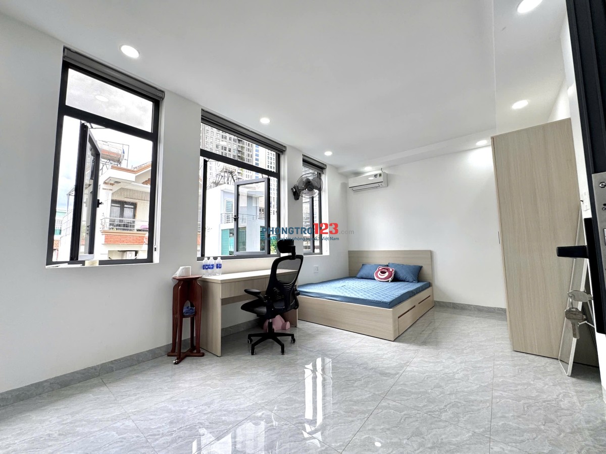Khai Trương Căn Hộ Ngay Pearl Plaza 35m2, Ban Công, Cửa Sổ - Gần ĐH Hutech, UEF, Hồng Bàng, GTVT