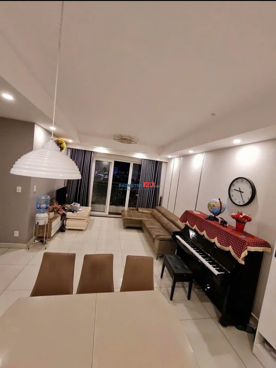 Chung cư Phúc Yên, 125m2, 3PN, Full Nội thất, Căn Góc, Giá 12tr/tháng