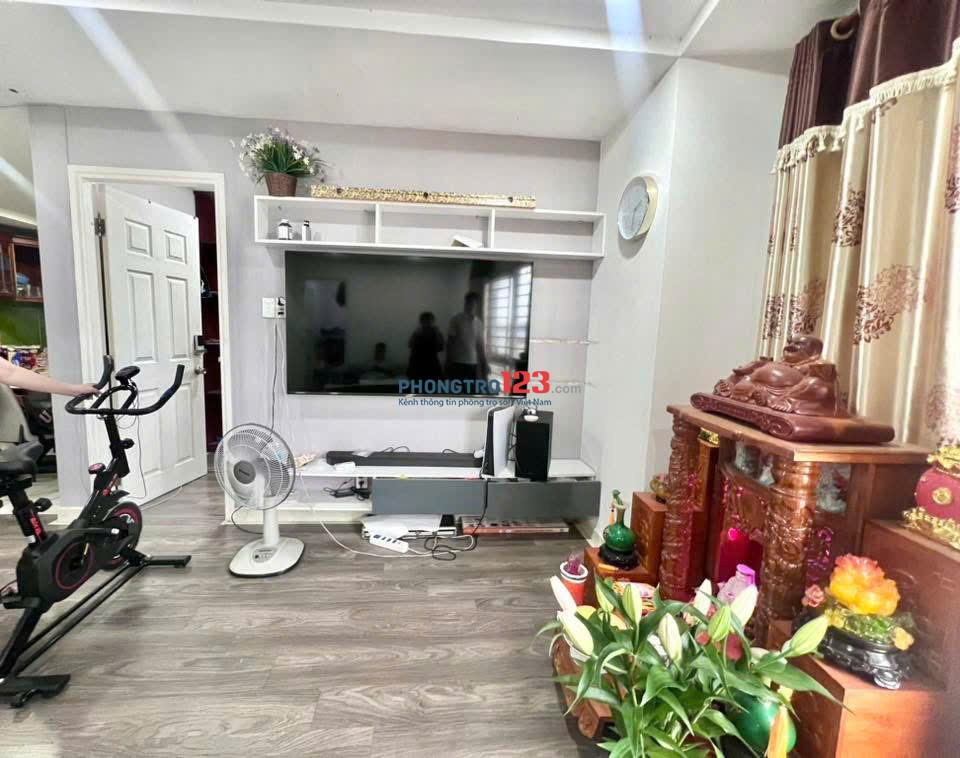 Chung cư Lotus, Trịnh Định Thảo, TP: 69m2, 2p ngủ, 2wc, nội thất, 9tr/th