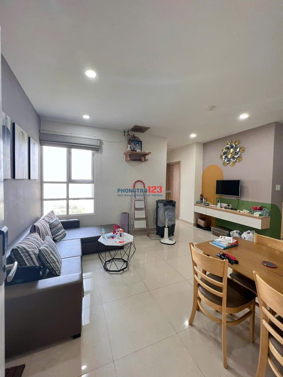 Chung cư Nguyễn Kim, Nhật Tảo, Q10: 2p ngủ, full nội thất, giá 12tr8