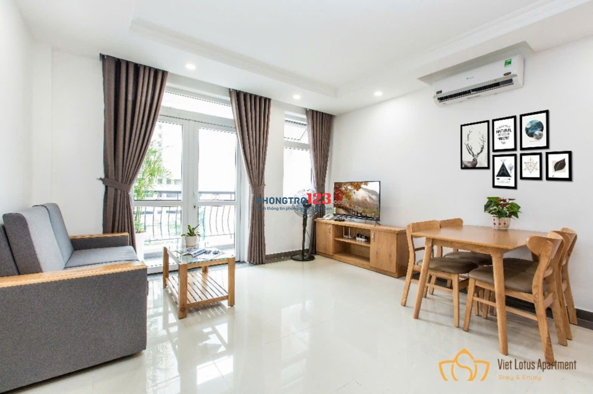 CHDV 2PN 1PK, 2PN Ở THẢO ĐIỀN - FULL NỘI THẤT - CÓ BAN CÔNG