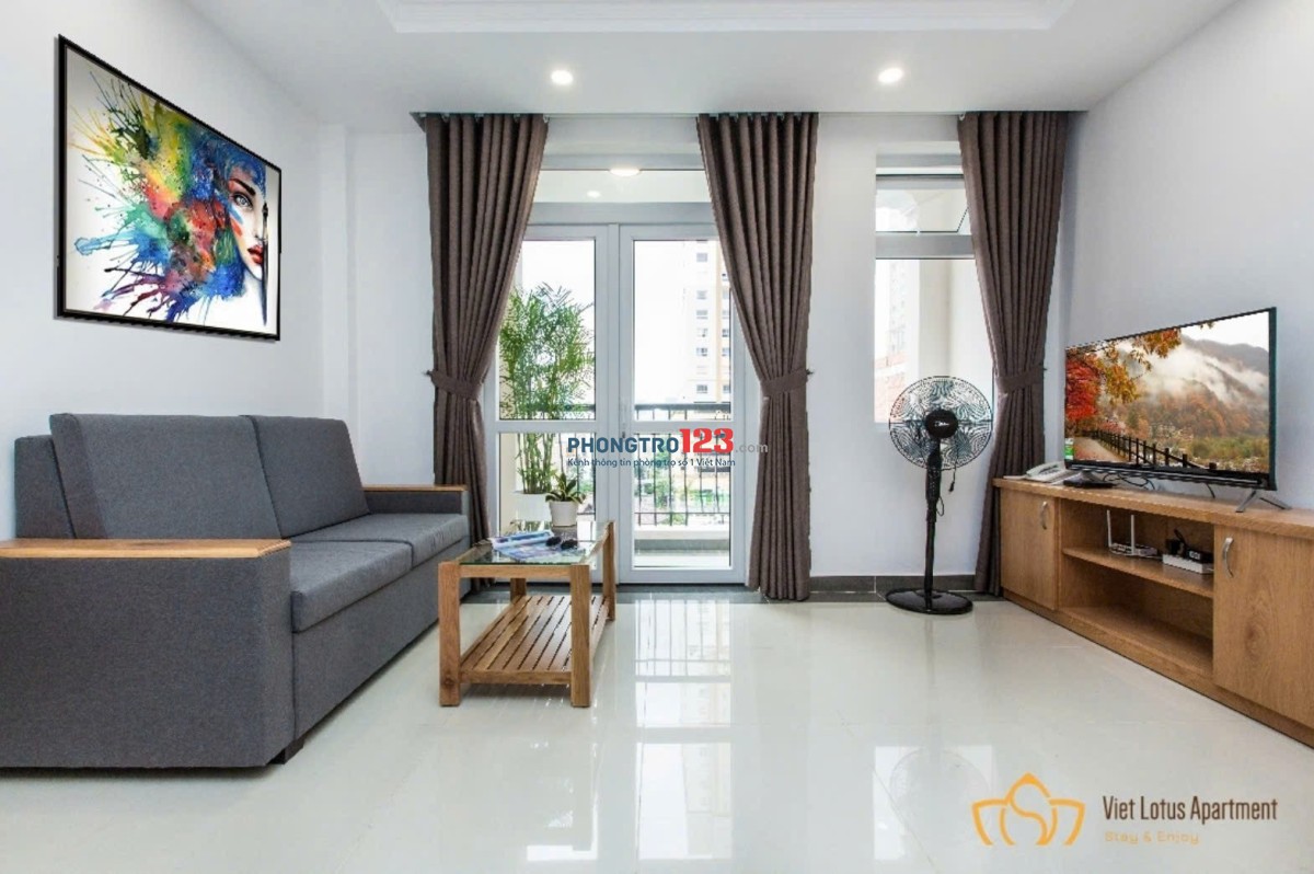 CHDV 2PN 1PK, 2PN Ở THẢO ĐIỀN - FULL NỘI THẤT - CÓ BAN CÔNG