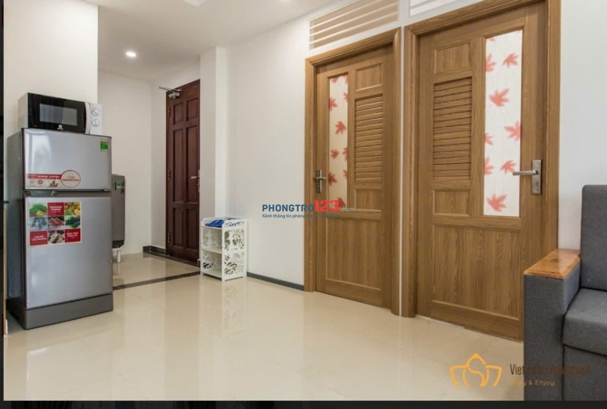 CHDV 2PN 1PK, 2PN Ở THẢO ĐIỀN - FULL NỘI THẤT - CÓ BAN CÔNG