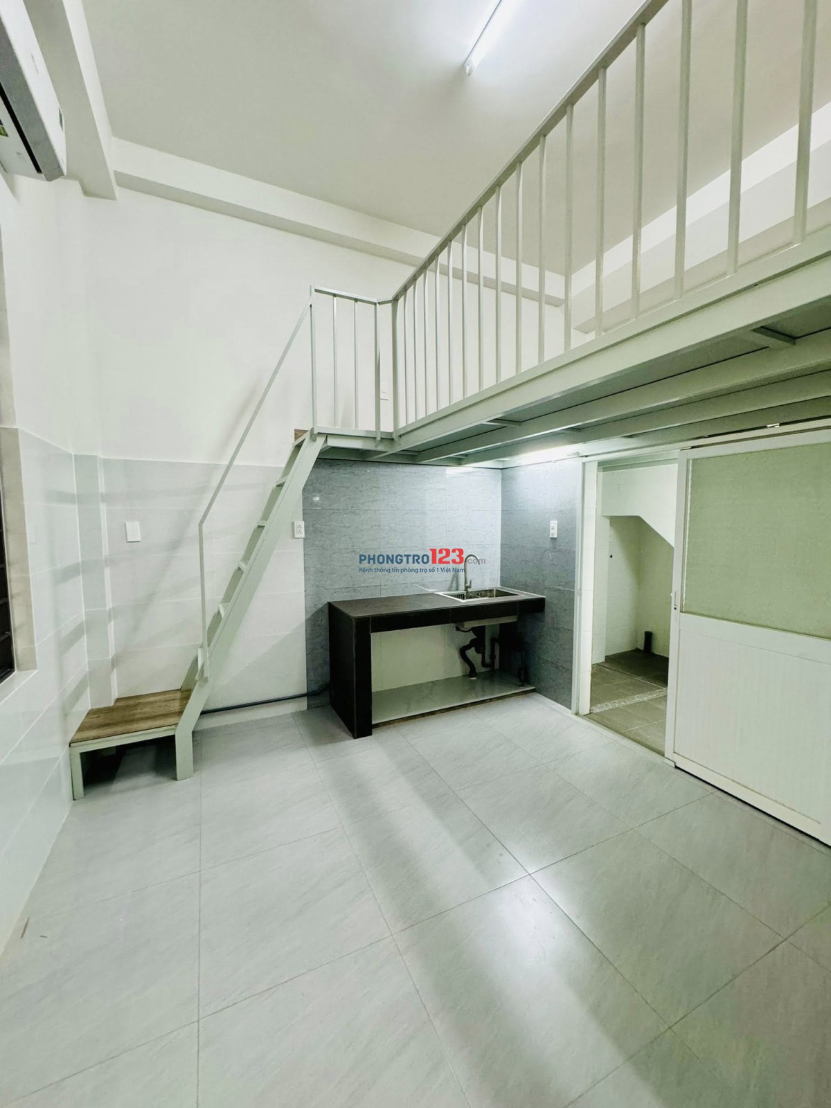 Phòng trọ mới xây có gác 25 - 30m2. Hẻm 656 Quang Trung F11 Gò Vấp ( Đối diện BV Gò Vấp).