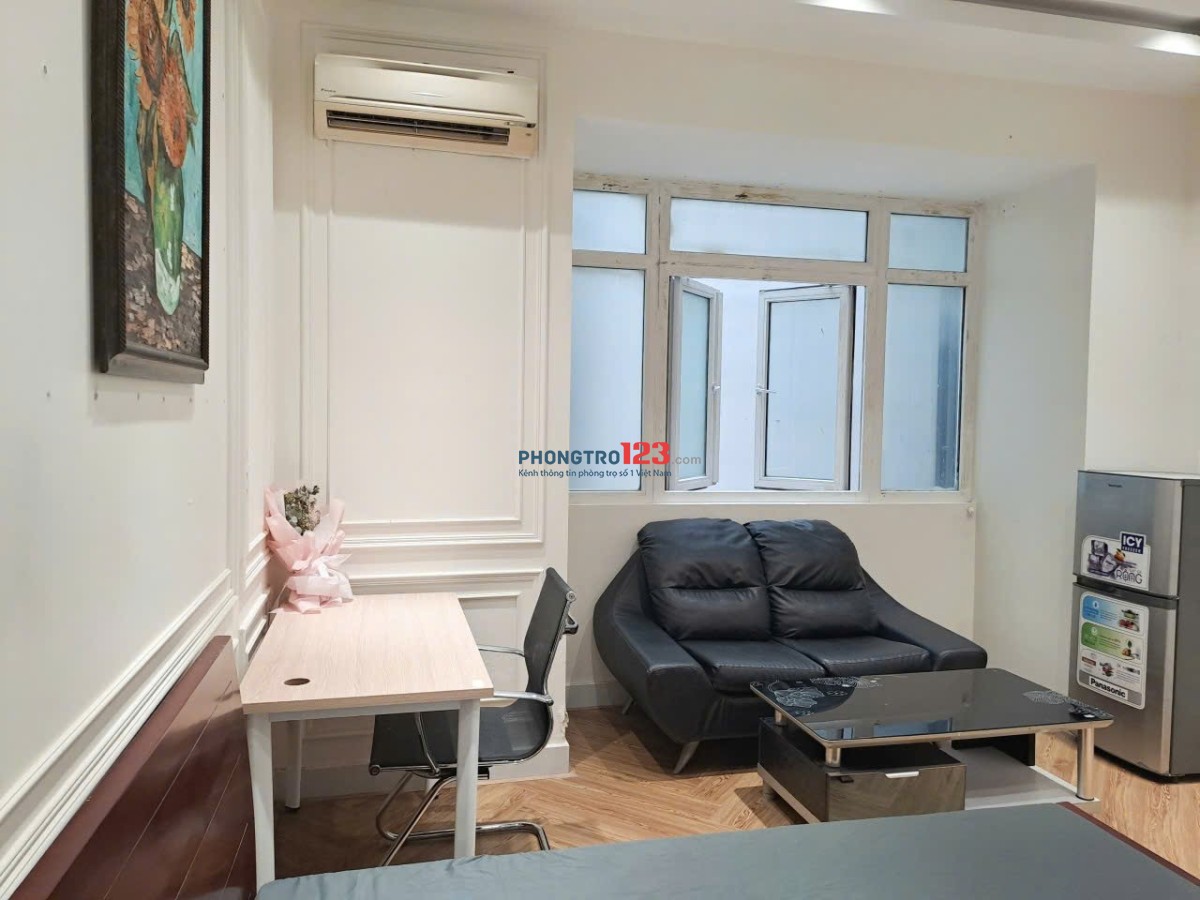 CĂN HỘ STUDIO cửa sổ thoáng, full nội thất p.Tân Hưng q.7 gần Cresent mall, lotte, RMIT, TDTU,Q1 4 8