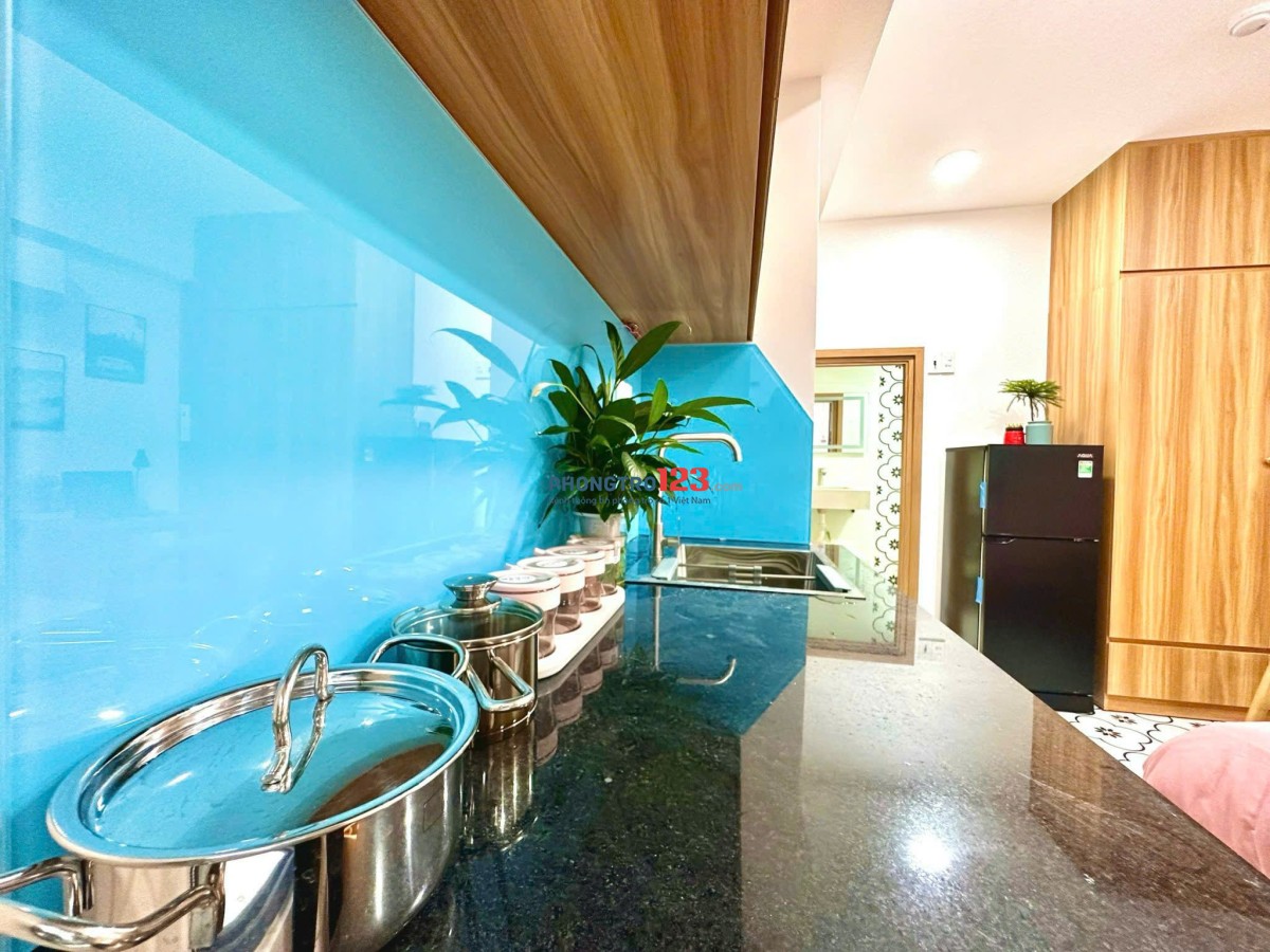 CĂN HỘ STUDIO cửa sổ thoáng, full nội thất p.Tân Hưng q.7 gần Cresent mall, lotte, RMIT, TDTU,Q1 4 8