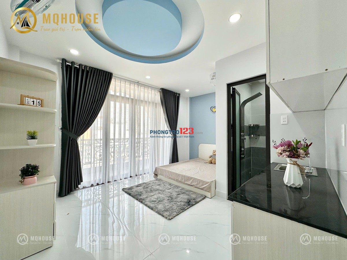 STUDIO FULL NỘI THẤT BAN CÔNG MỚI TÂN PHÚ - 0909186134
