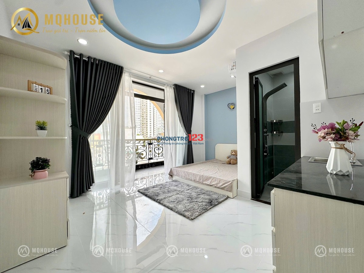 STUDIO FULL NỘI THẤT BAN CÔNG MỚI TÂN PHÚ - 0909186134