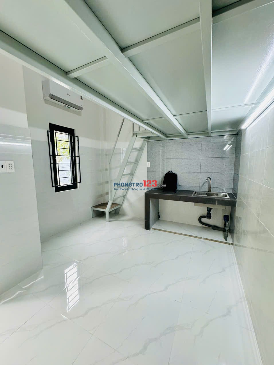 Phòng trọ mới xây có gác 25 - 30m2. Hẻm 656 Quang Trung F11 Gò Vấp ( Đối diện BV Gò Vấp).