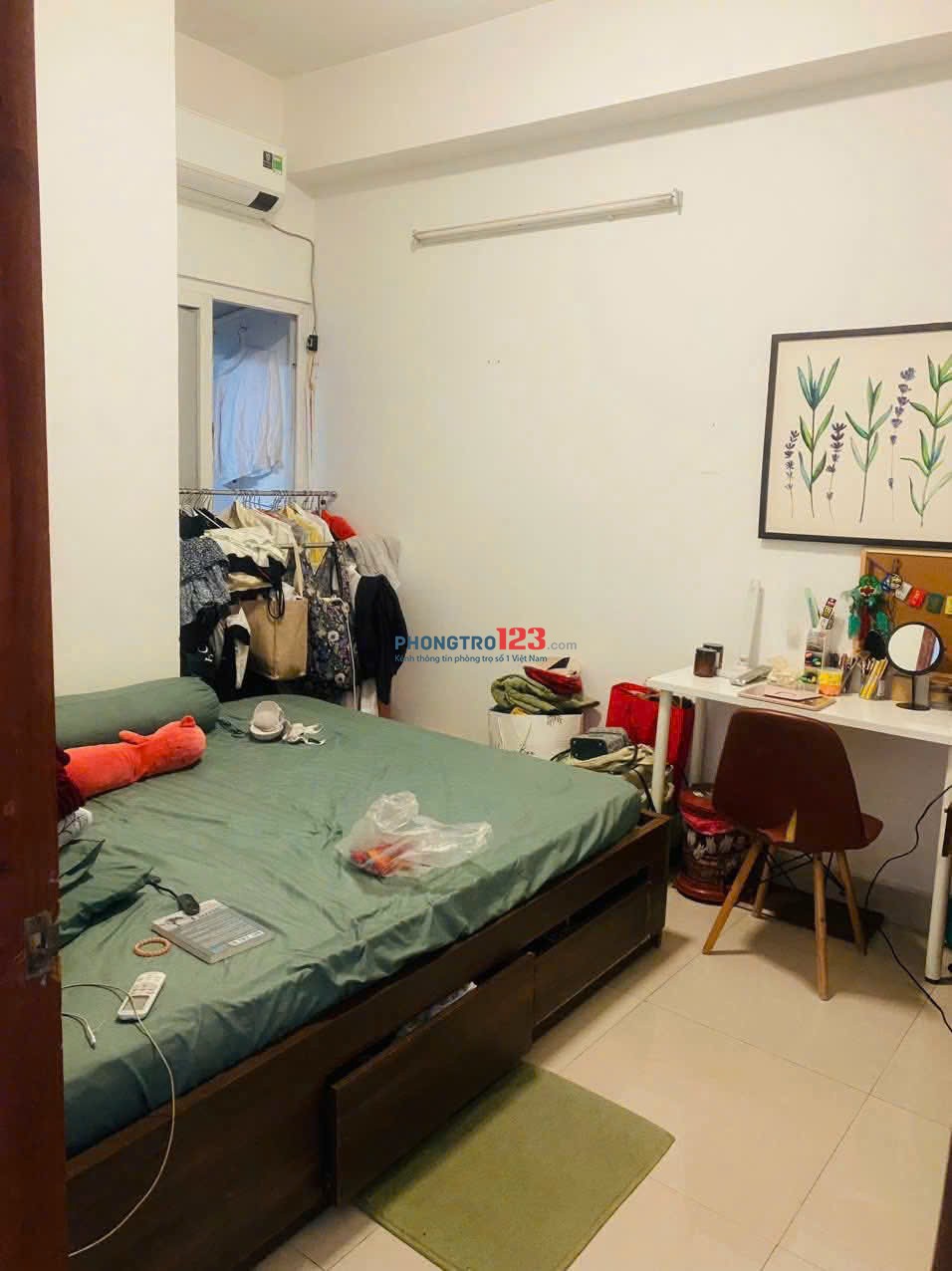 Chung cư 590 CMT8, P11, Q3: 2pn, full nội thất, 10tr/th