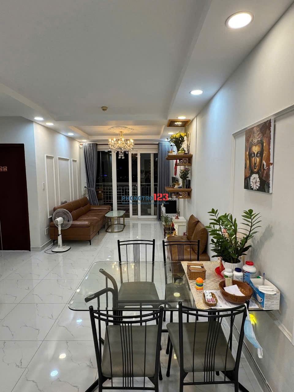 Chung cư Ruby, Nguyễn Sỹ Sách, TB: 10tr/th, 85m2, nội thất, 2pn