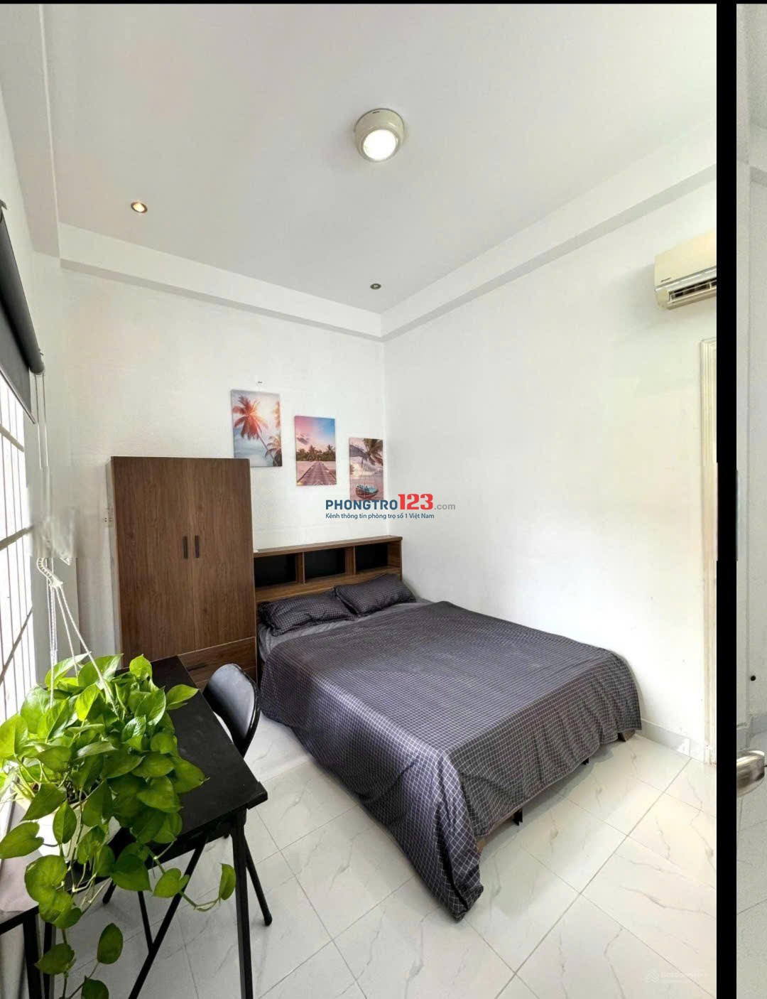 Cho thuê phòng trọ Đường Thích Quảng Đức, 4 triệu, 20m2 view đẹp, nhiều tiện ích