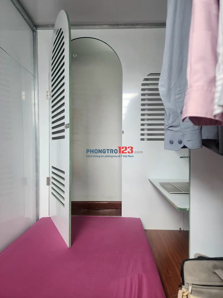 PHÒNG TRỌ SLEEPBOX CỬA KHÓA RIÊNG NGAY TRẦN XUÂN SOẠN ,QUẬN 7