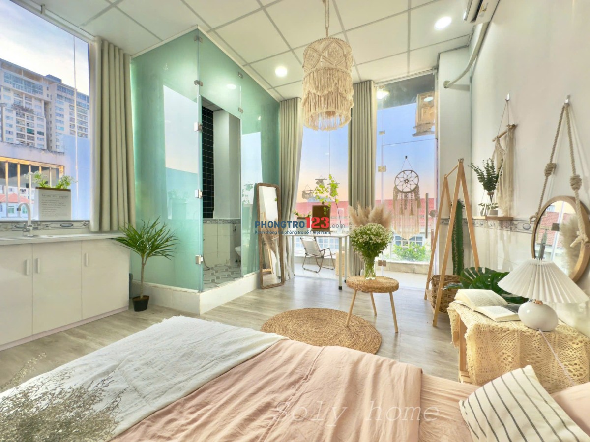 CĂN HỘ STUDIO BAN CÔNG - FULL NỘI THẤT P.TÂN KIỂNG Q7 GẦN CRESENT MALL, LOTTE, RMIT, TDTU, Q1-4-8