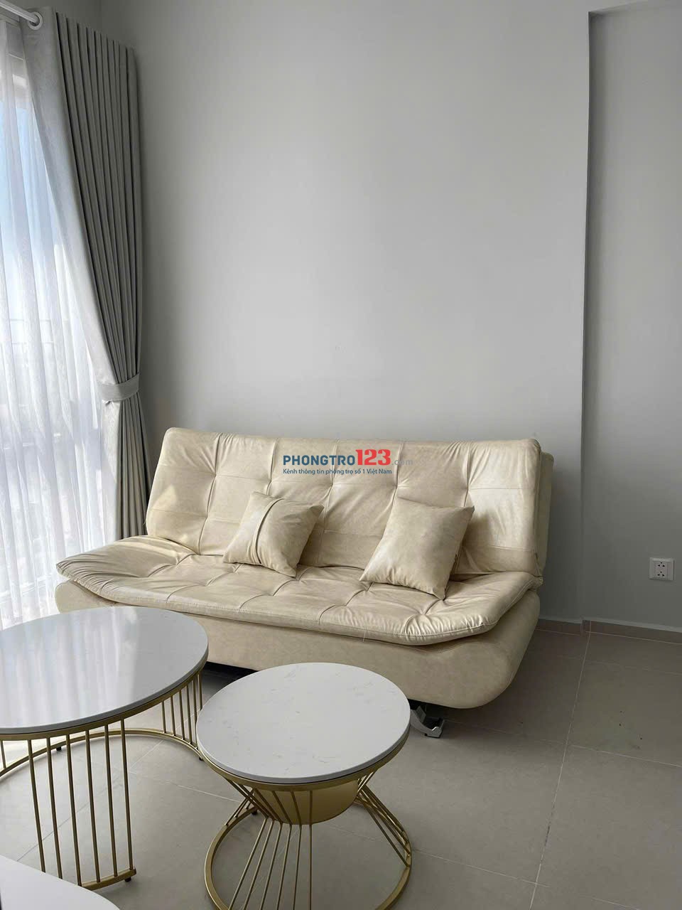Chung cư Botanica, P2, TB: 75m2, 2p ngủ, nội thất cao cấp, 17tr/th