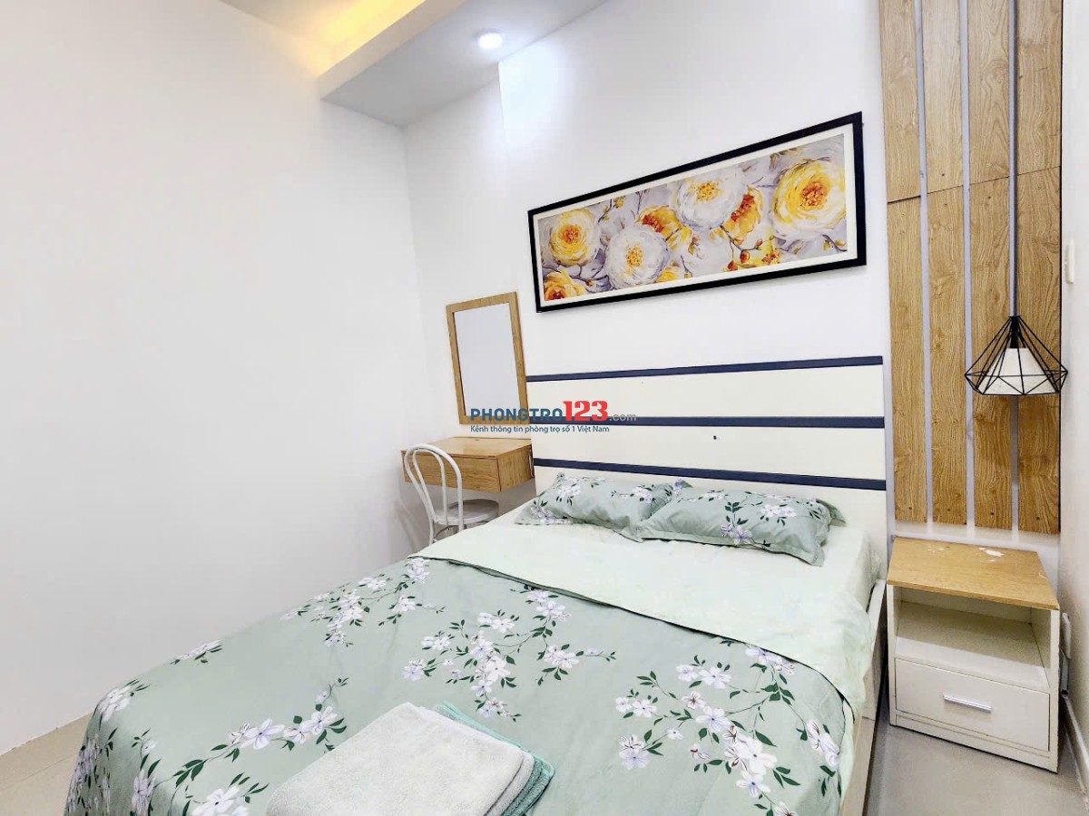 Căn hộ 1 phòng ngủ full nội thất tại đường Yên Thế, P.2, Q.Tân Bình – rộng rãi, hiện đại, mới.