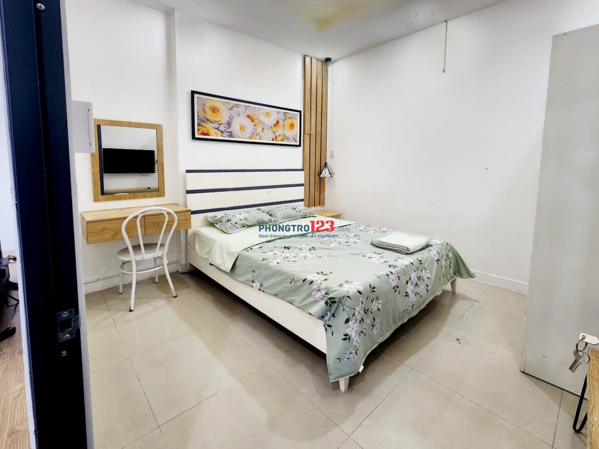 Căn hộ 1 phòng ngủ full nội thất tại đường Yên Thế, P.2, Q.Tân Bình – rộng rãi, hiện đại, mới.