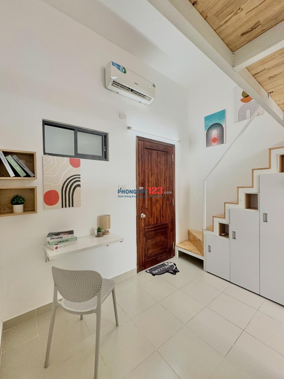 Phòng Duplex có gác, full tiện ích, không chung chủ – 25m² – Bình Thạnh – 5.5tr