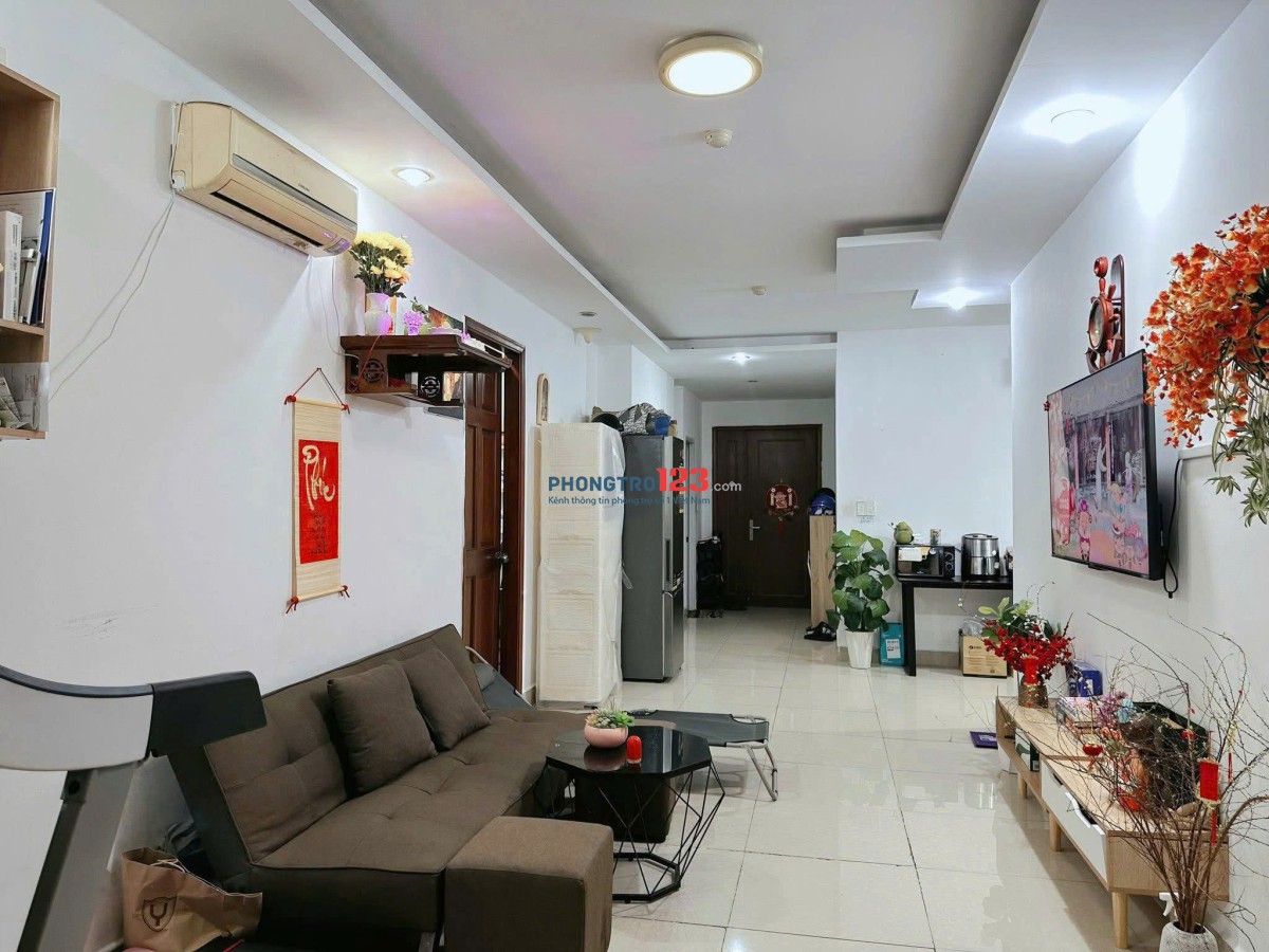 Chung cư Bàu Cát, Hồng lạc, P10, Tân Bình: 95m2, 3p ngủ, 12tr/th