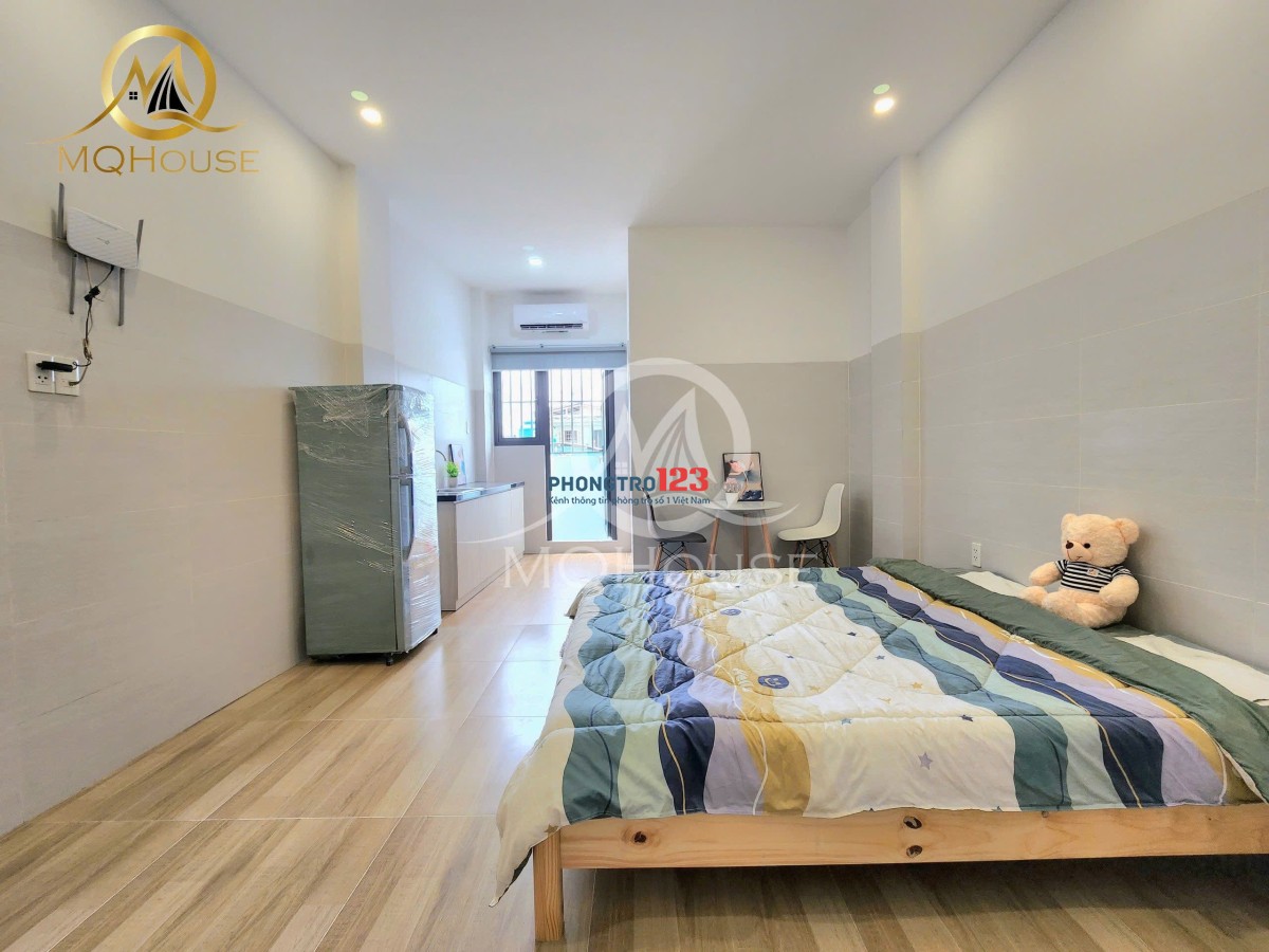 Studio full nội thất tại đường Bình Giã, có ban công thoáng mát, ánh sáng tự nhiên, khu Etown