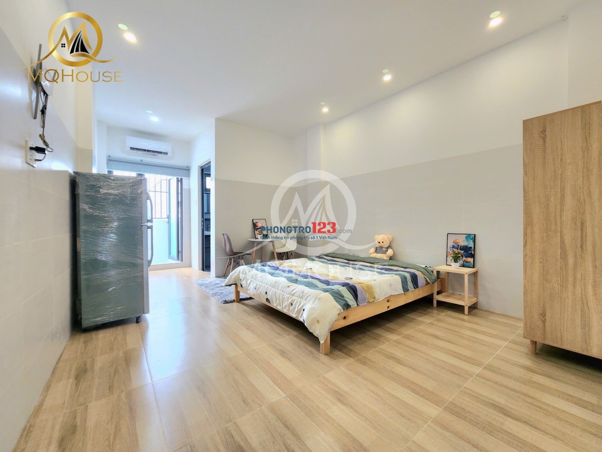 Studio full nội thất tại đường Bình Giã, có ban công thoáng mát, ánh sáng tự nhiên, khu Etown