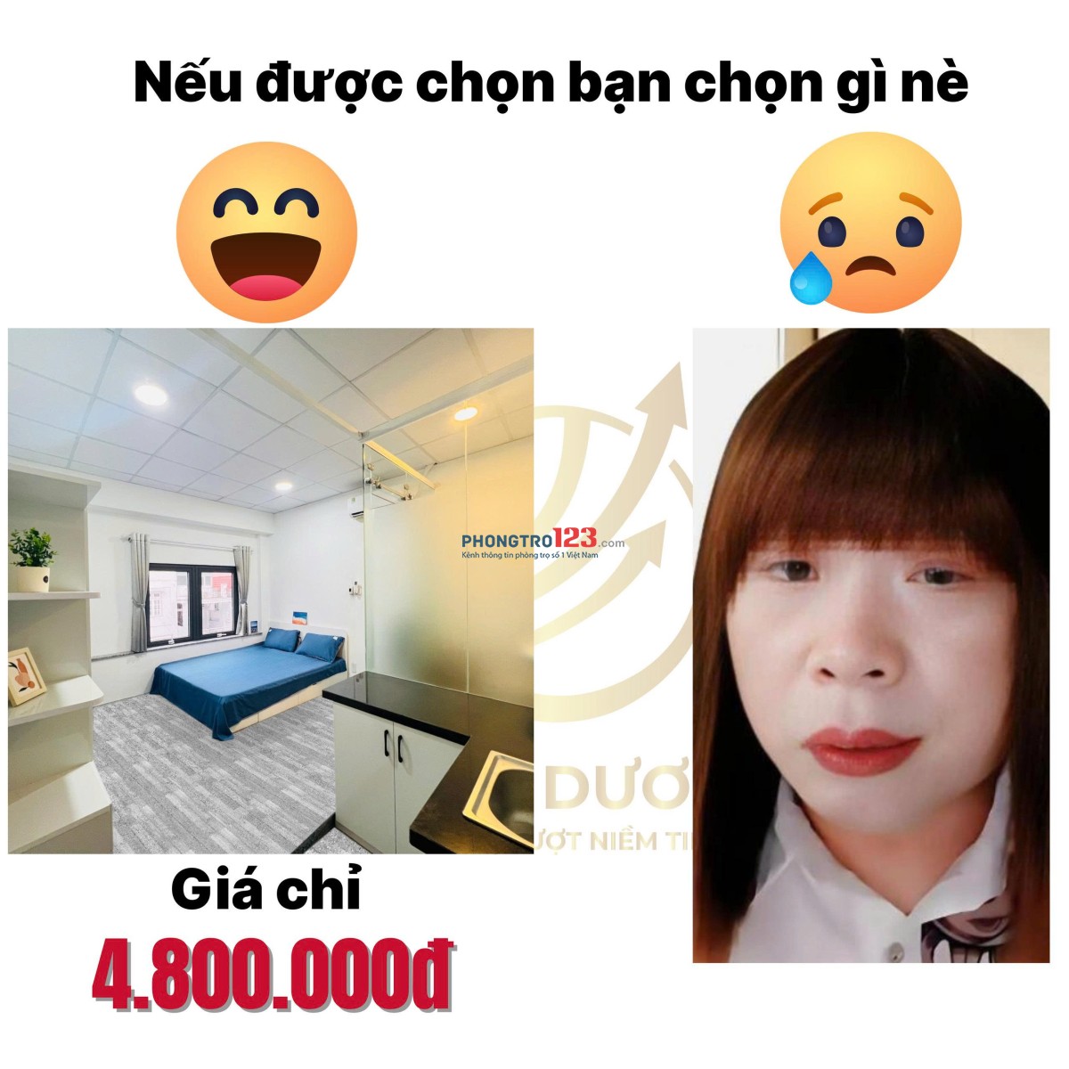 Phòng STUDIO full nội thất ngay chân cầu Thị Nghè, Bình Thạnh chỉ 4,8tr