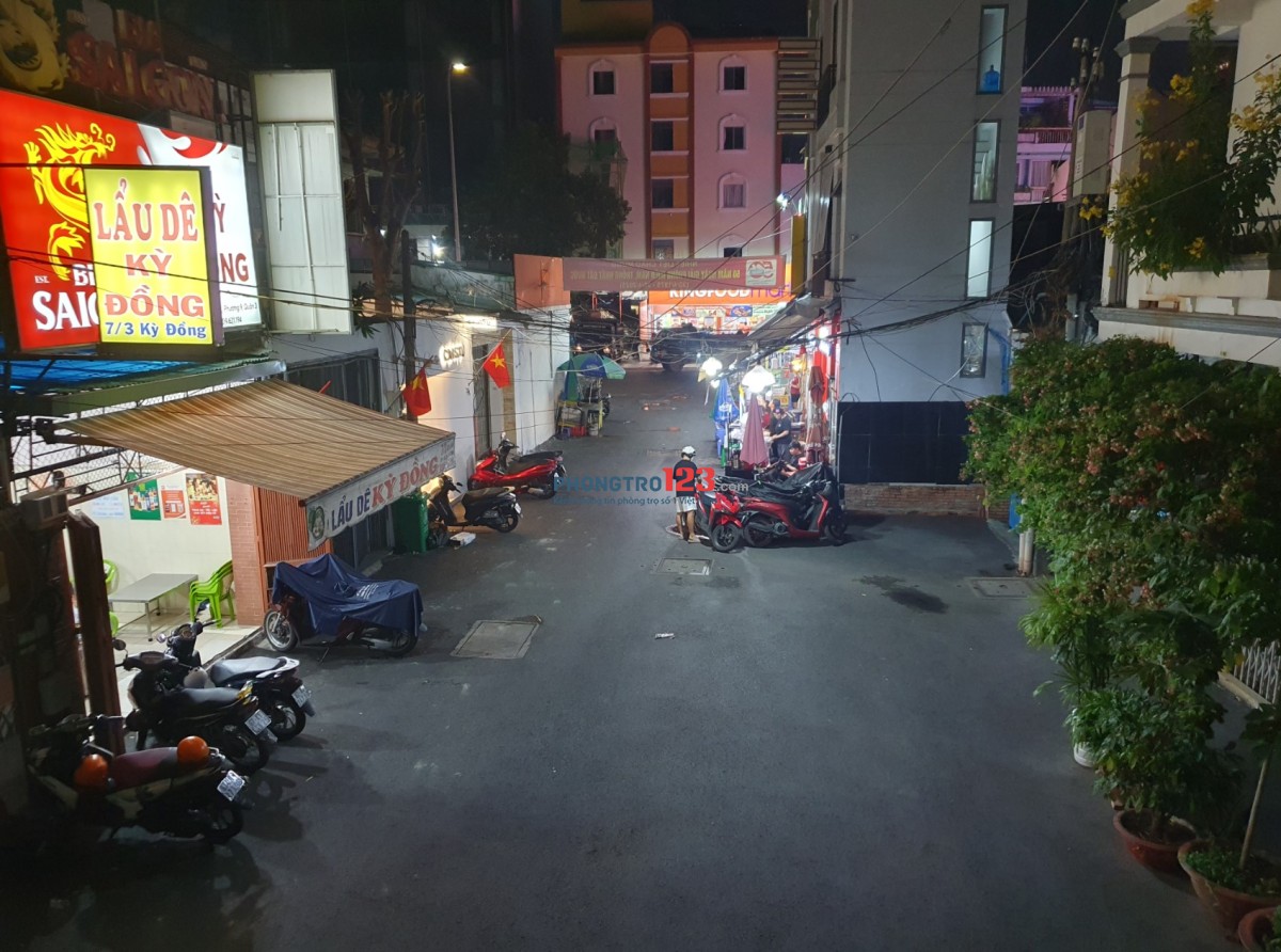 Nhà cho thuê đường Kỳ Đồng, quận 3 giá 18tr/th. Nhà trống giao ngay, độc lập 100%