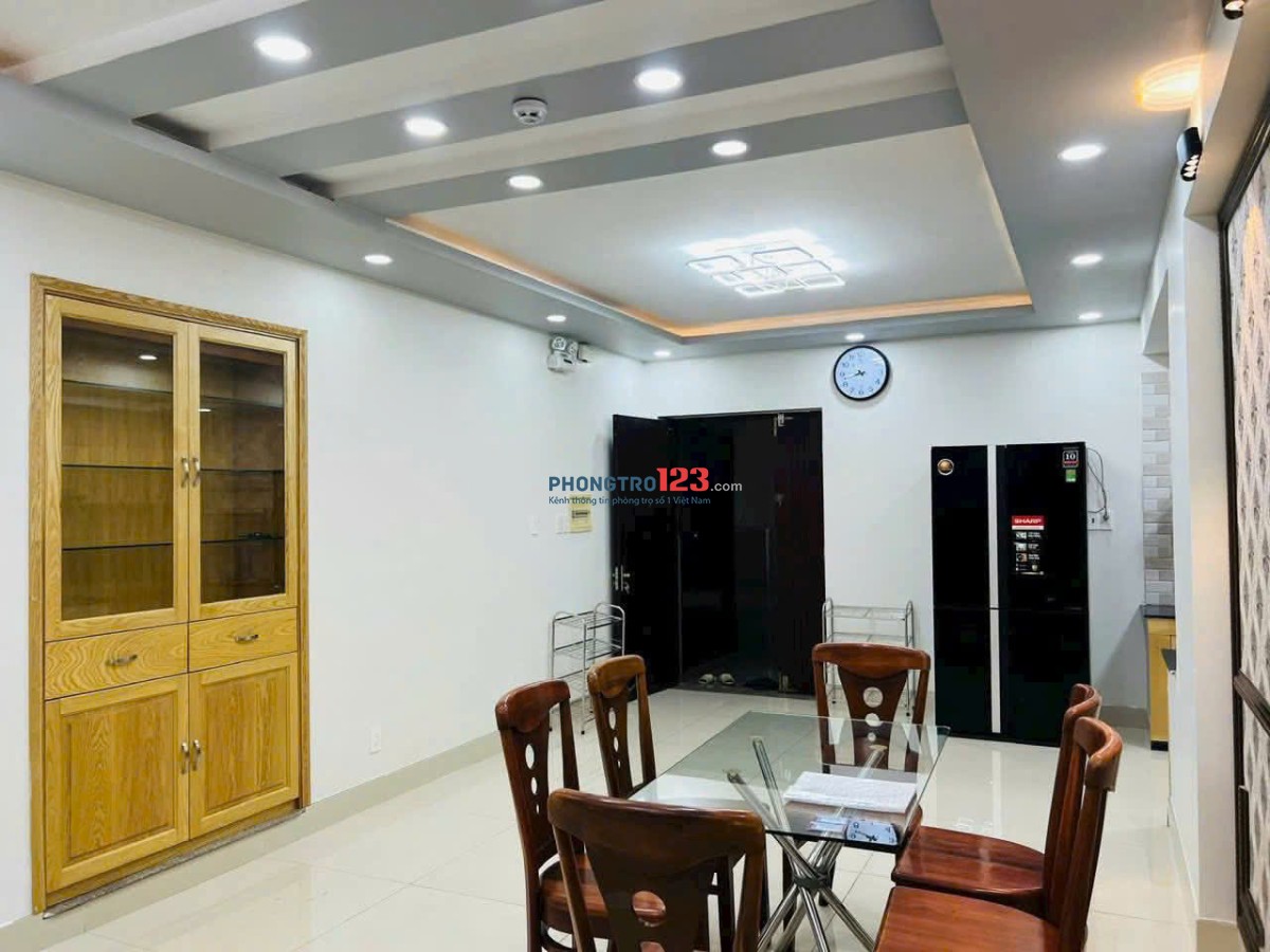 Chung cư Carillon 5, Luỹ Bán Bích, TP: 2p ngủ, nội thất mới 12tr/th