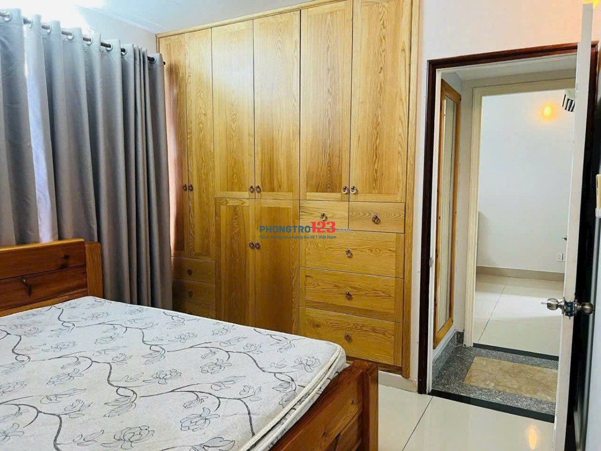 Chung cư Carillon 5, Luỹ Bán Bích, TP: 2p ngủ, nội thất mới 12tr/th