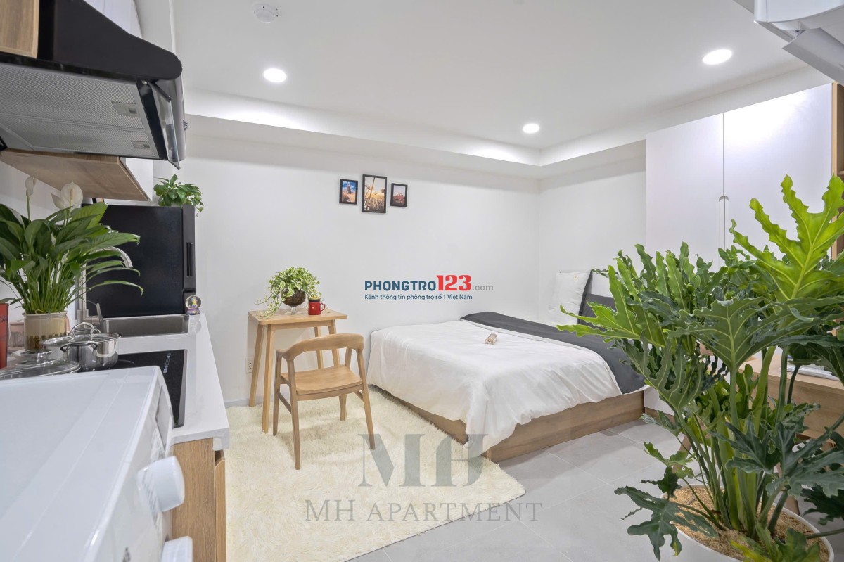 STUDIO CỬA SỔ THOÁNG - FULL NỘI THẤT P.TÂN HƯNG Q7 GẦN CRESENT MALL, LOTTE, RMIT, TDTU, Q1-4-8