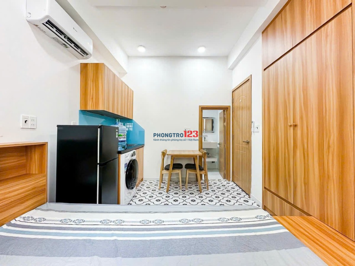 STUDIO CỬA SỔ THOÁNG - FULL NỘI THẤT P.TÂN HƯNG Q7 GẦN CRESENT MALL, LOTTE, RMIT, TDTU, Q1-4-8