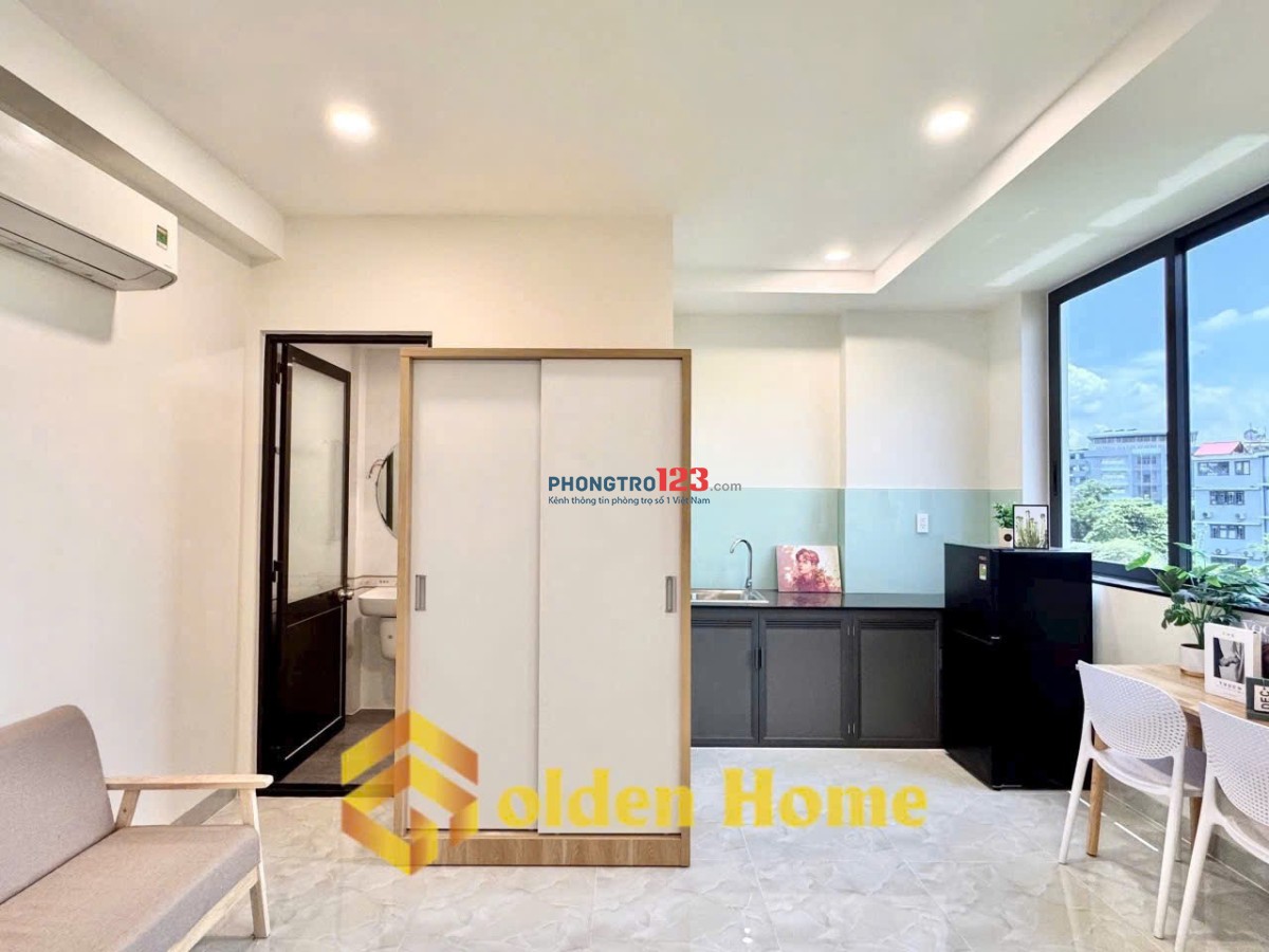 STUDIO CỬA SỔ THOÁNG - FULL NỘI THẤT P.TÂN PHONG Q7 GẦN CRESENT MALL, LOTTE, RMIT, TDTU, Q1-4-8