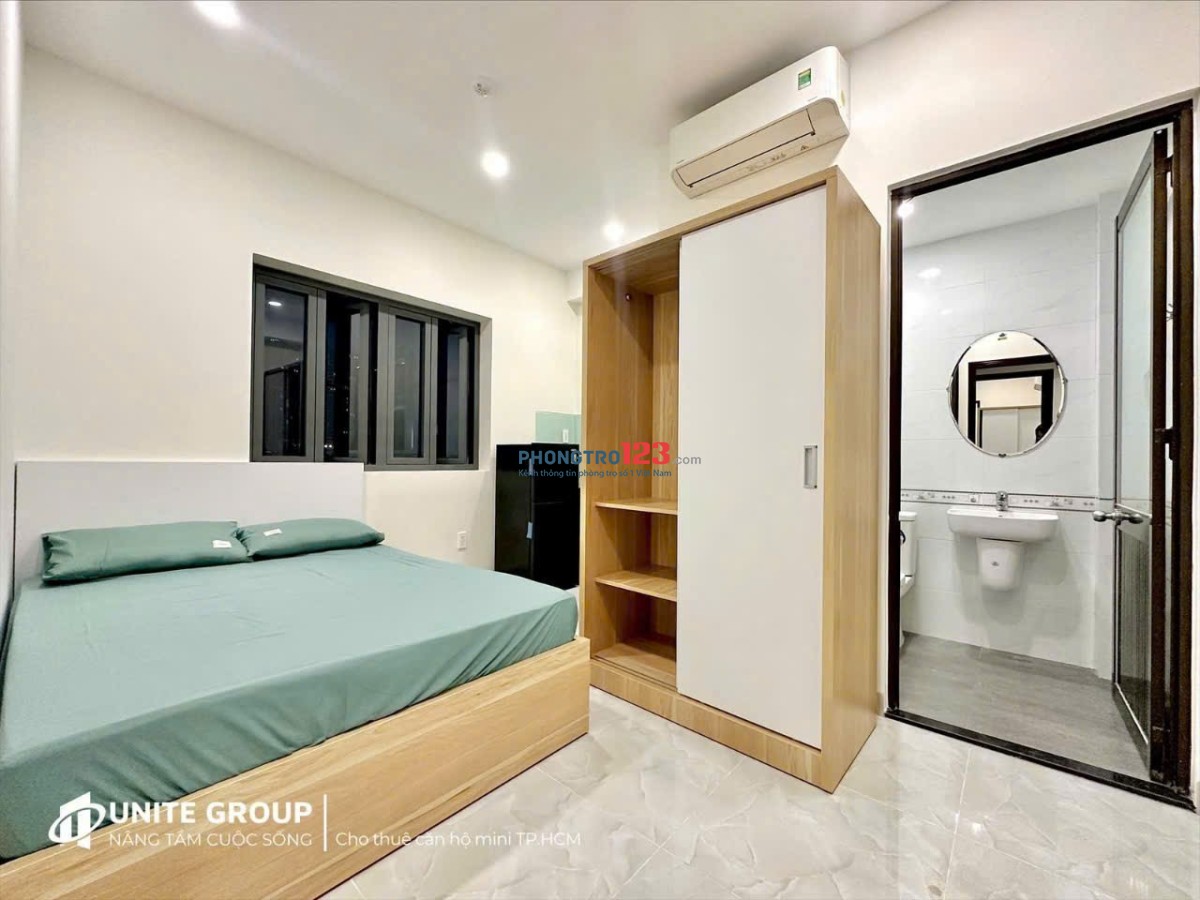 STUDIO CỬA SỔ THOÁNG - FULL NỘI THẤT P.TÂN PHONG Q7 GẦN CRESENT MALL, LOTTE, RMIT, TDTU, Q1-4-8