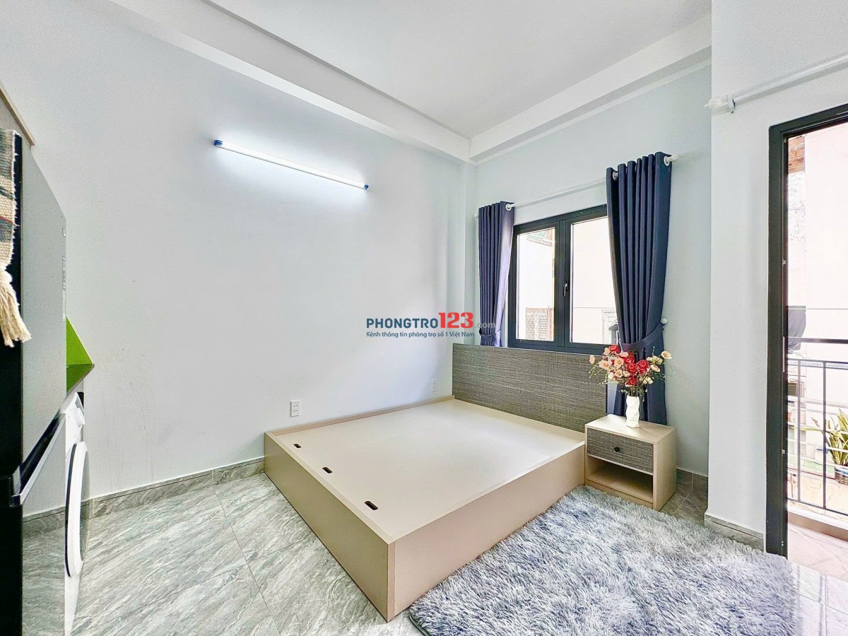 Studio full nội thất tại Trần Văn Dư, P.13 - thiết kế tinh tế, có ban công riêng thoáng mát