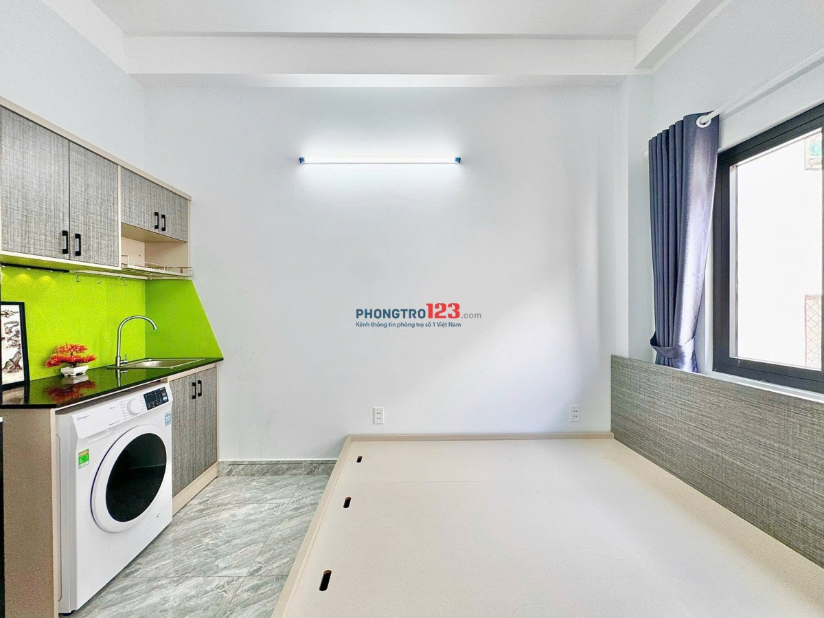 Studio full nội thất tại Trần Văn Dư, P.13 - thiết kế tinh tế, có ban công riêng thoáng mát