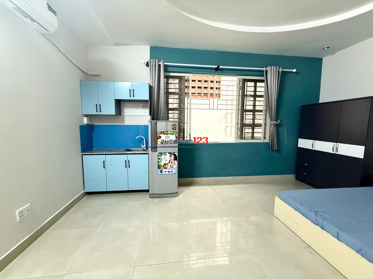 Căn hộ studio full nội thất tại Bạch Đằng, Phường 2, Quận Tân Bình – có cửa sổ thoáng mát