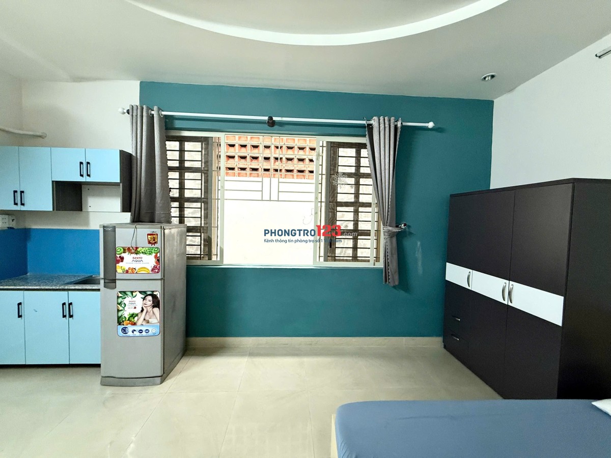 Căn hộ studio full nội thất tại Bạch Đằng, Phường 2, Quận Tân Bình – có cửa sổ thoáng mát