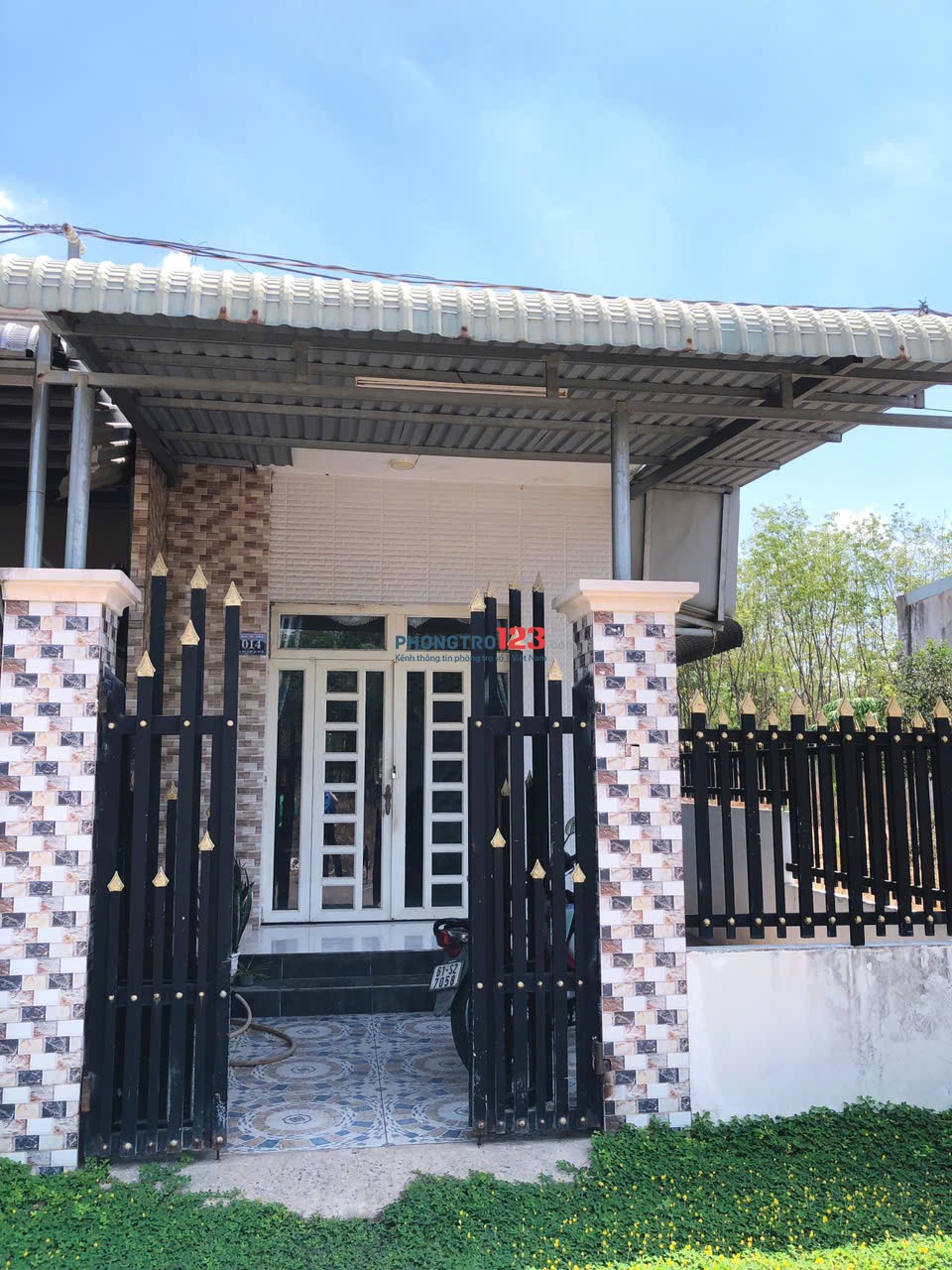 CHO THUÊ NHÀ NGUYÊN CĂN – SỐ 14 ĐƯỜNG 007, HÒA LỢI, BẾN CÁT