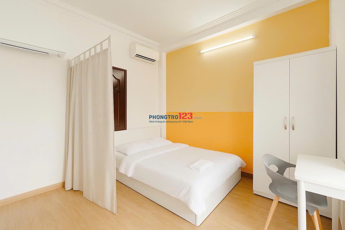Phòng Ban Công, Full Nội Thất gần Công viên Gia Định, gần IUH giáp Phú Nhuận, Bình Thạnh