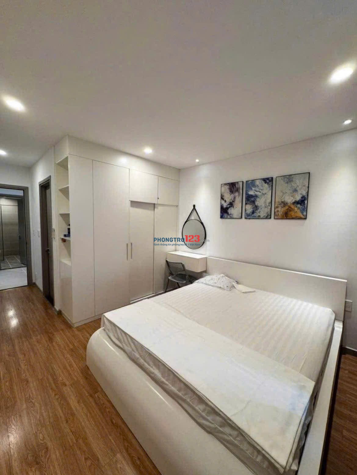 Chung cư Cao Cấp Botanica, Hồng Hà, Tân Bình: 81m2, 2p ngủ, NTCC, 17tr/th
