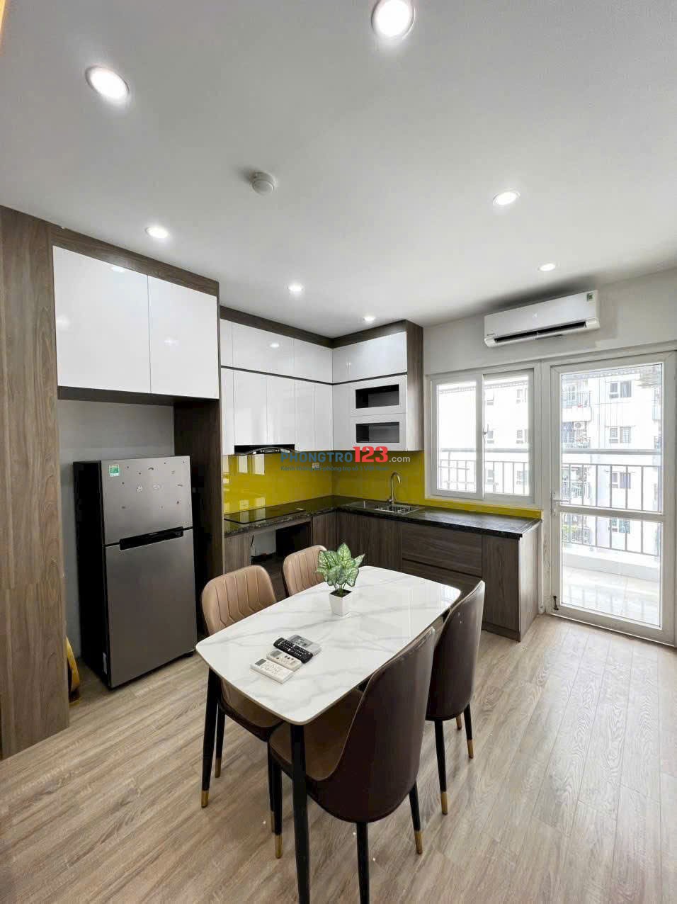 Chung cư PN - Techcons, Hoa Sứ, Phú Nhuận: 98m2, 18tr/th, 2p ngủ