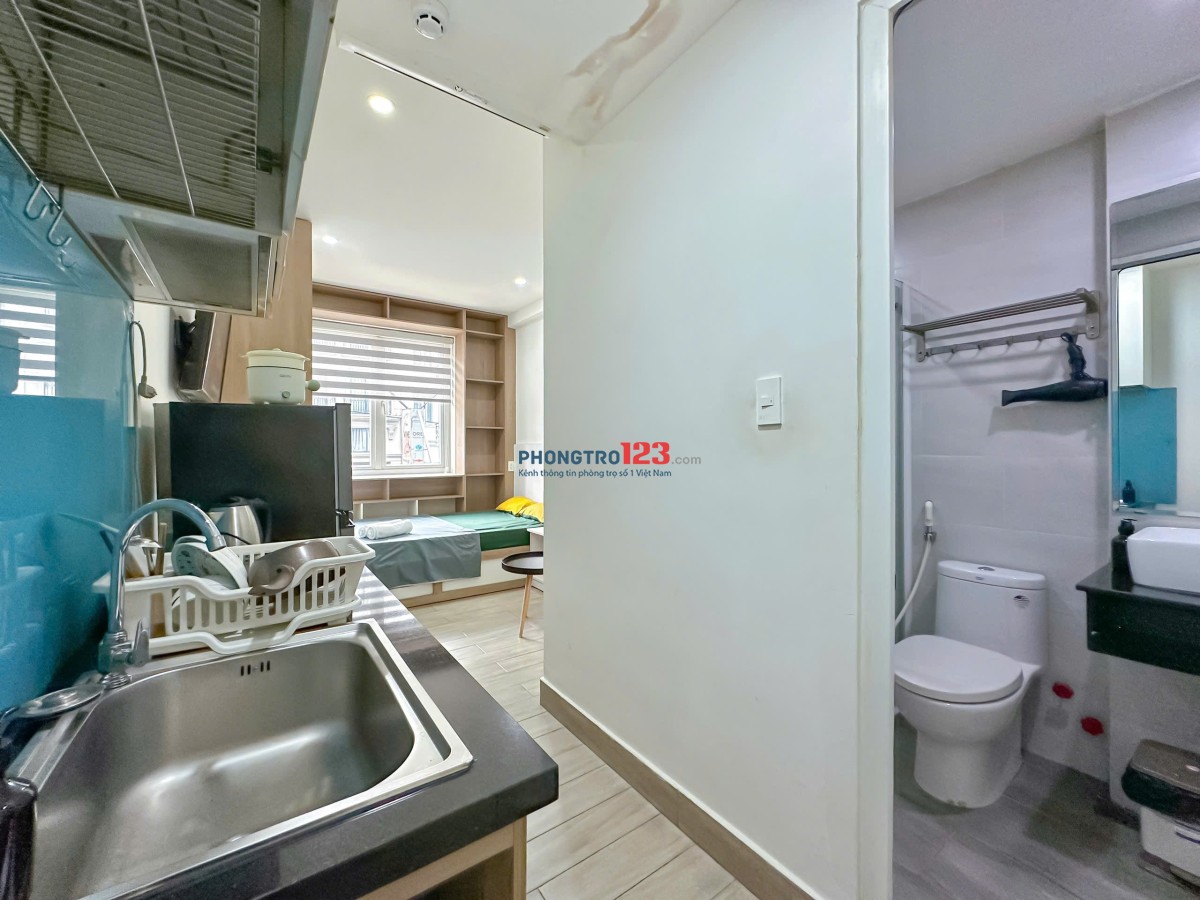 STUDIO CỬA SỔ THOÁNG - FULL NỘI THẤT P.TÂN PHONG Q7 GẦN CRESENT MALL, LOTTE, RMIT, TDTU, Q1-4-8