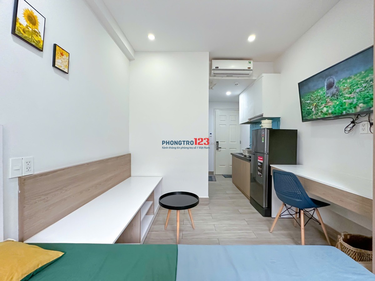 STUDIO CỬA SỔ THOÁNG - FULL NỘI THẤT P.TÂN PHONG Q7 GẦN CRESENT MALL, LOTTE, RMIT, TDTU, Q1-4-8