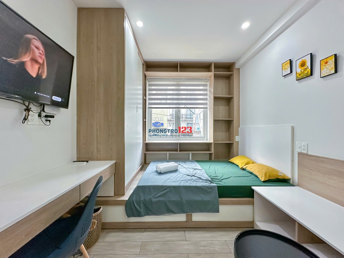STUDIO CỬA SỔ THOÁNG - FULL NỘI THẤT P.TÂN PHONG Q7 GẦN CRESENT MALL, LOTTE, RMIT, TDTU, Q1-4-8